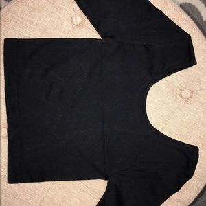 Sugar lips long sleeve crop top one size fits all